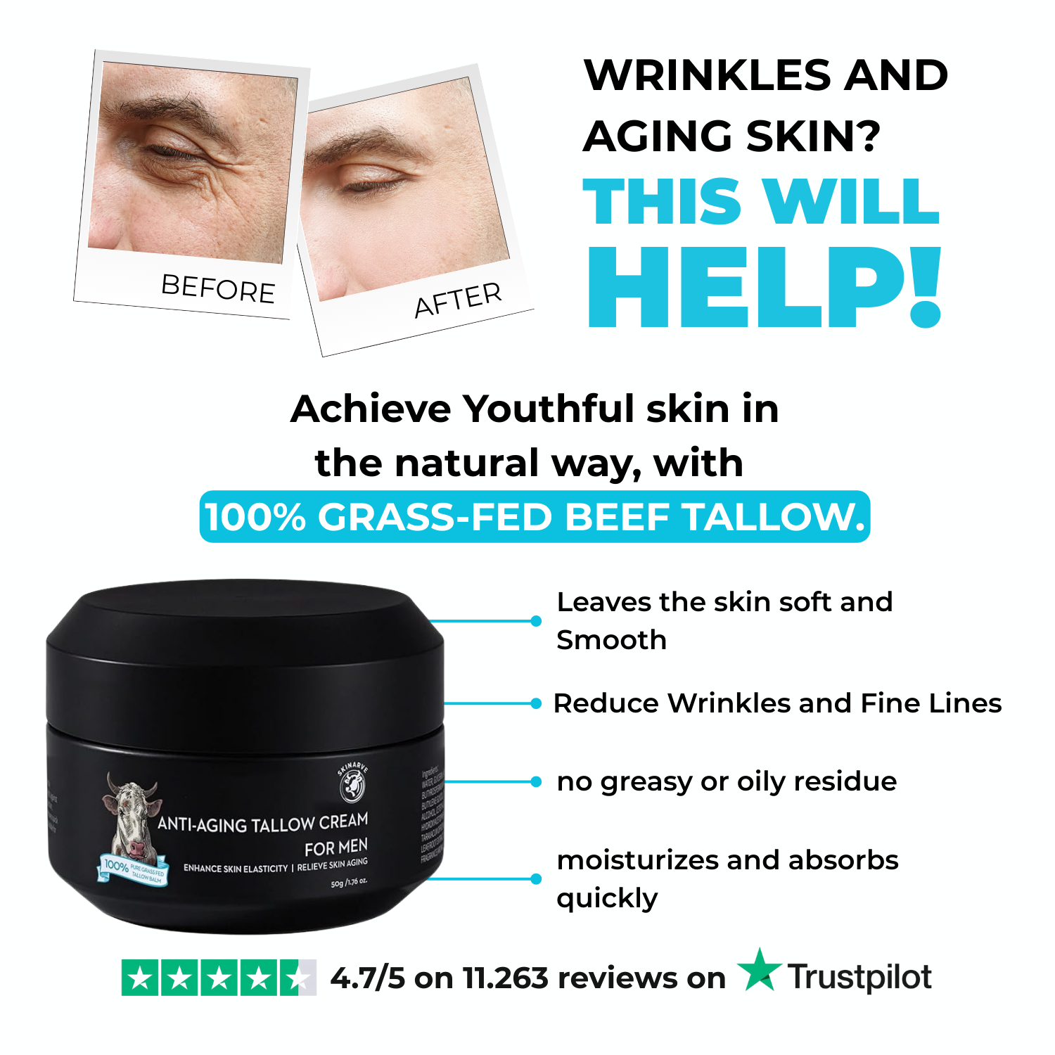 Tallo Aging Defense Tallow Balm